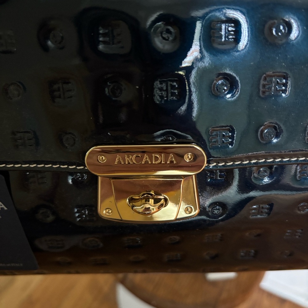 Arcadia Oceano Patent Leather Bag - Picture 5 of 12